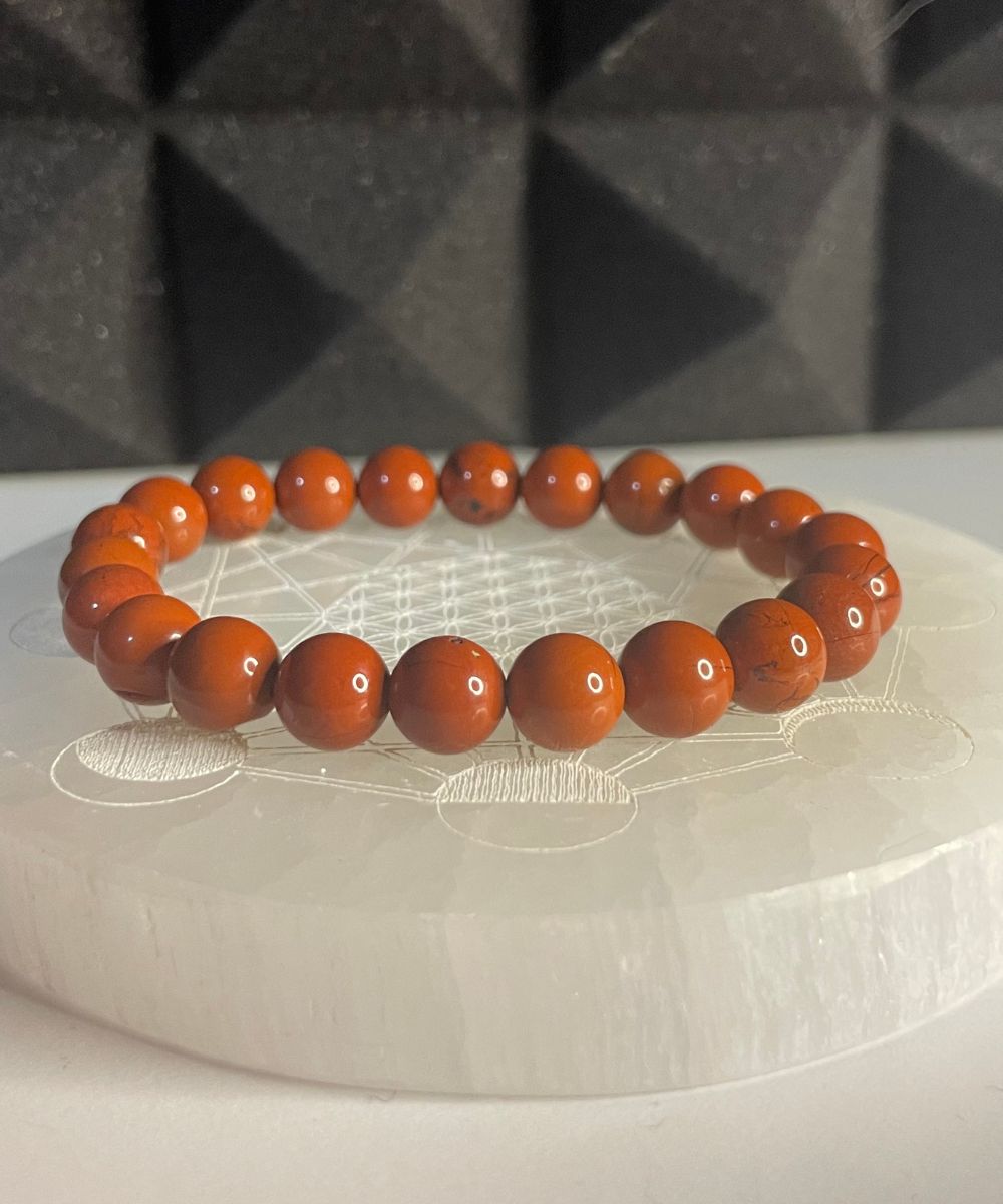 Bracciale di Marte Diaspro Rosso 8mm