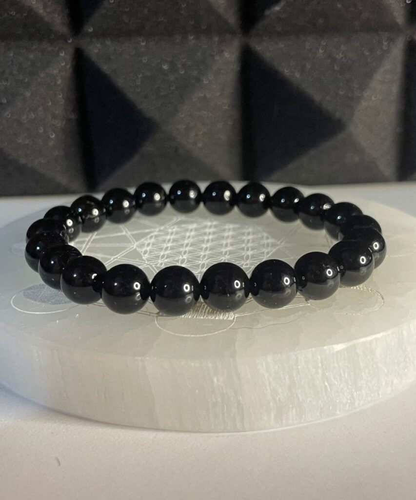 Bracciale Tormalina Nera 8mm