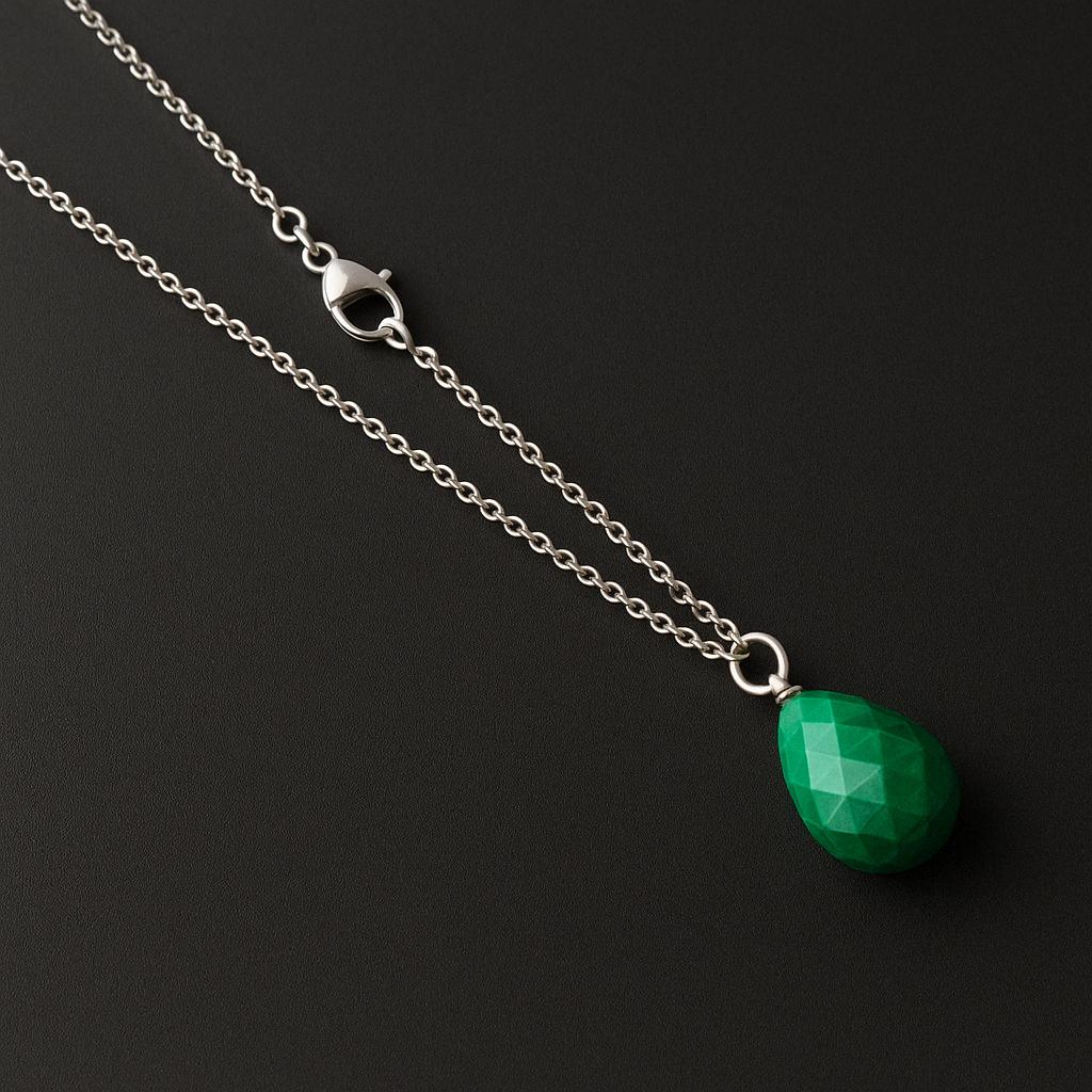 Collana d'Argento 925 con Malachite