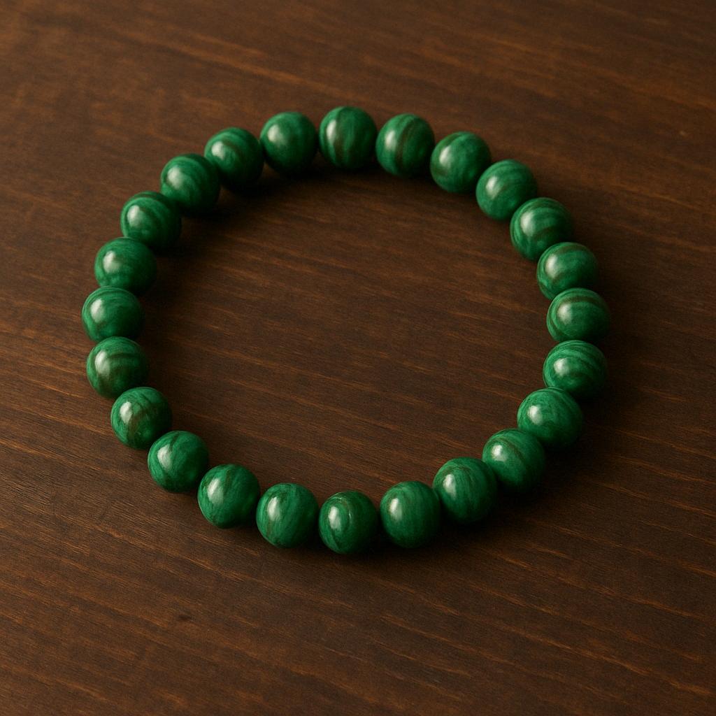 Bracciale di Veneris Malachite AA 8mm