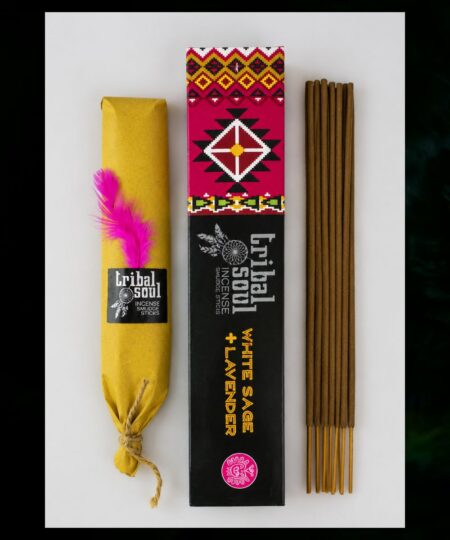 Incenso Tribal Soul Salvia Bianca & Lavanda · scatola 15g