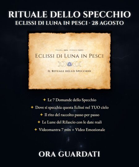 Il Rituale dello Specchio ✦ Eclissi di Luna in Pesci